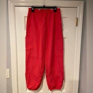 Hot Pink Cargo Parachute Pants – Size Medium